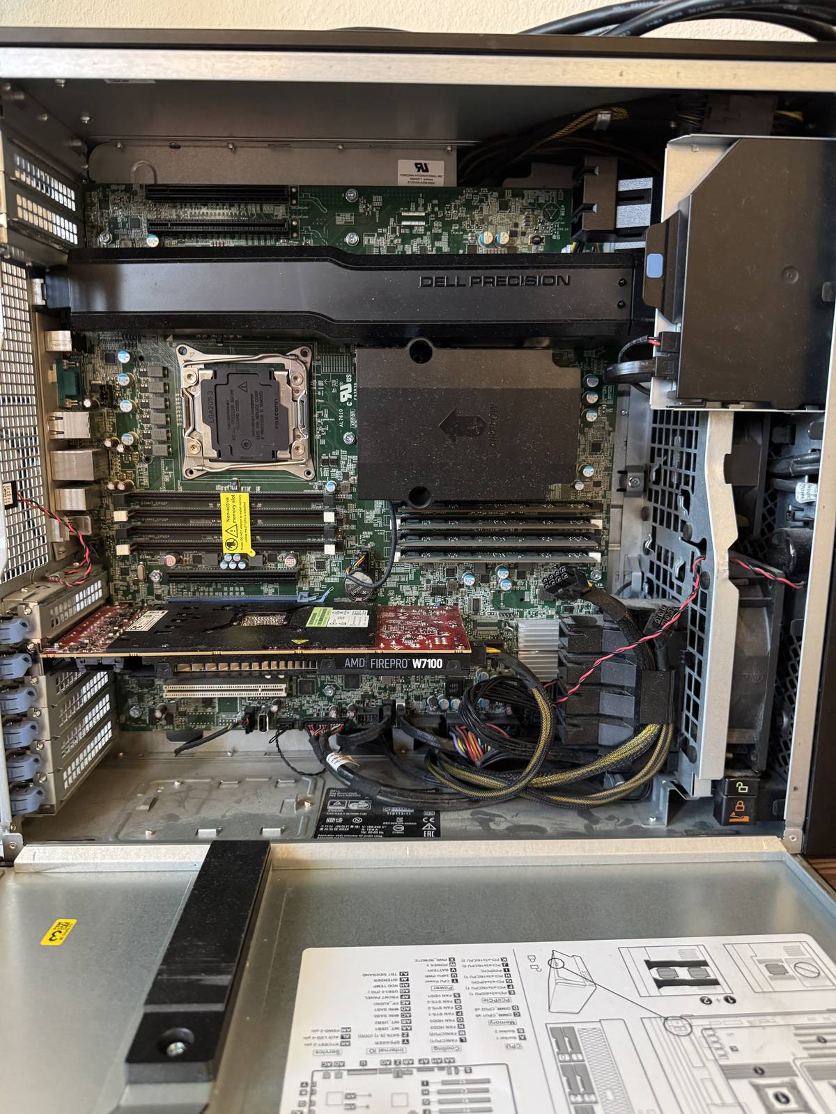 The T7910 as it arrived